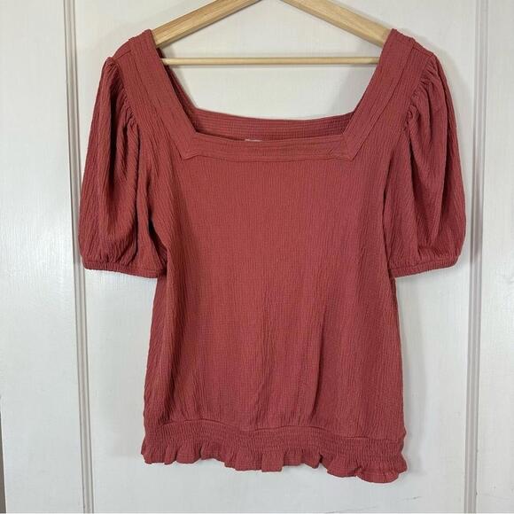 Anthropologie - Vanessa Smocked Top Dolan Left Coast - Medium - Picture 3 of 8